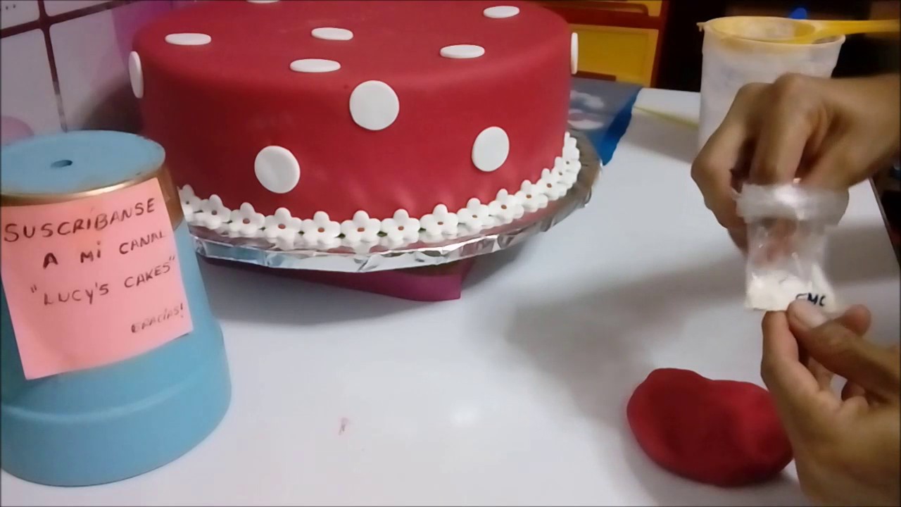 Cómo decorar torta de Minnie mouse?Nivel principiantes
