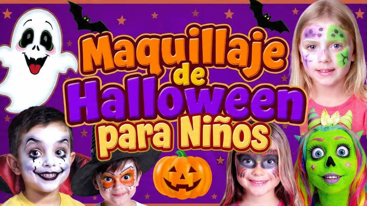 Maquillaje de Halloween para Niños 🎃👻