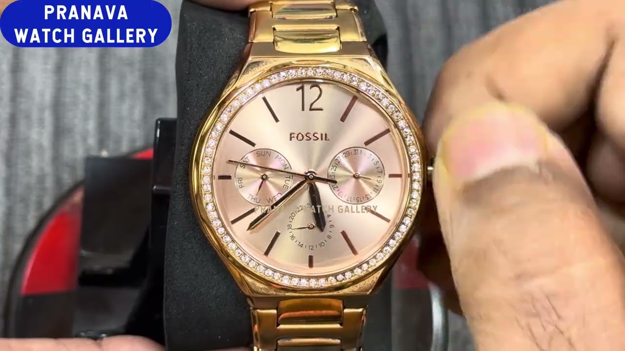 #Fossil #women #watch How to #Time #Date #Day #Setting #Multifunction #pranavawatchgallery #bq #3721