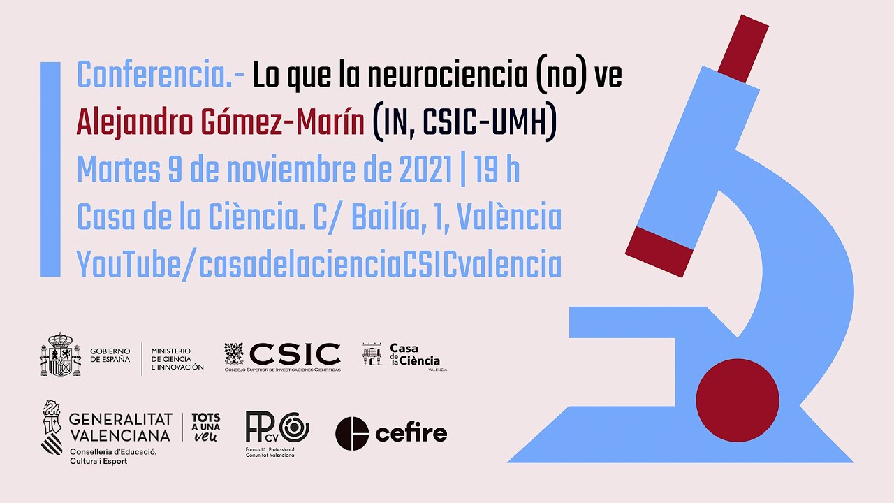 Lo que la neurociencia (no) ve (Alejandro Gómez-Marín)
