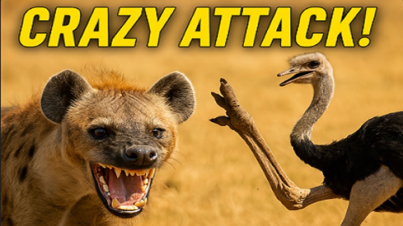 Crazy Hyena Attacks Baby Ostriches! But What Happened Next Was Shocking! - Animal Kingdom