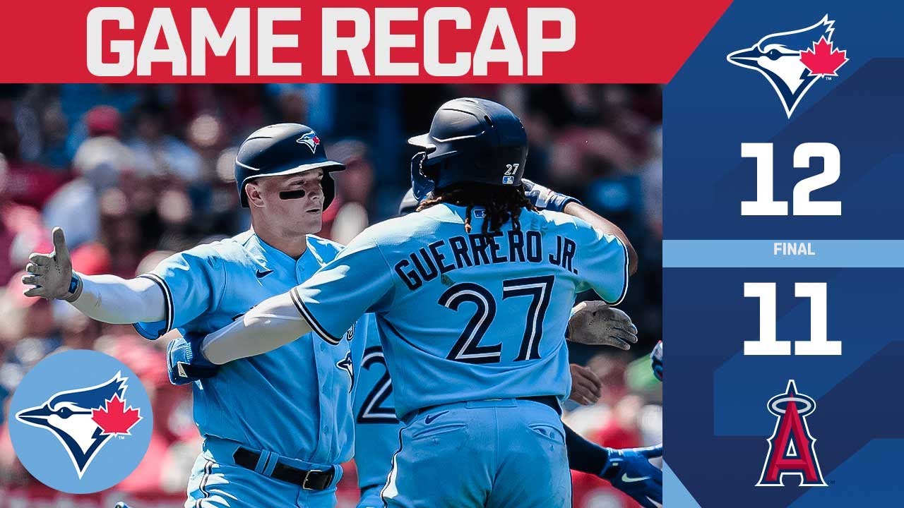 Blue Jays win WILD game against Angels to take series!