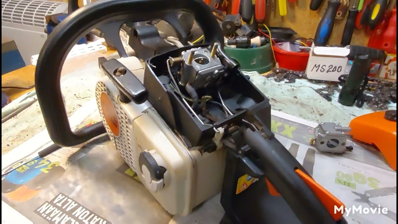 Stihl MS 200, joko nyt löytyi vinkki kaasutinongelman ratkaisuun ?? Osa-1