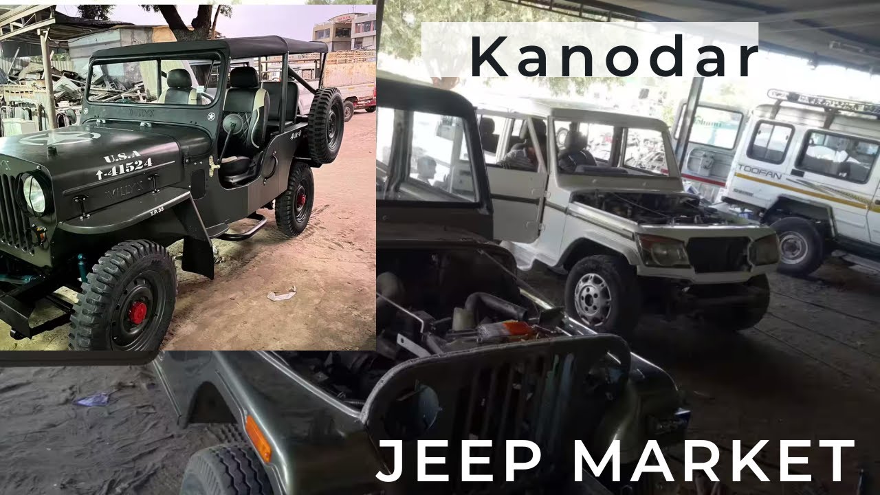 Kanodar Jeep Market | jeep modified in gujarat |second hand jeep in gujarat | jeep market in gujarat