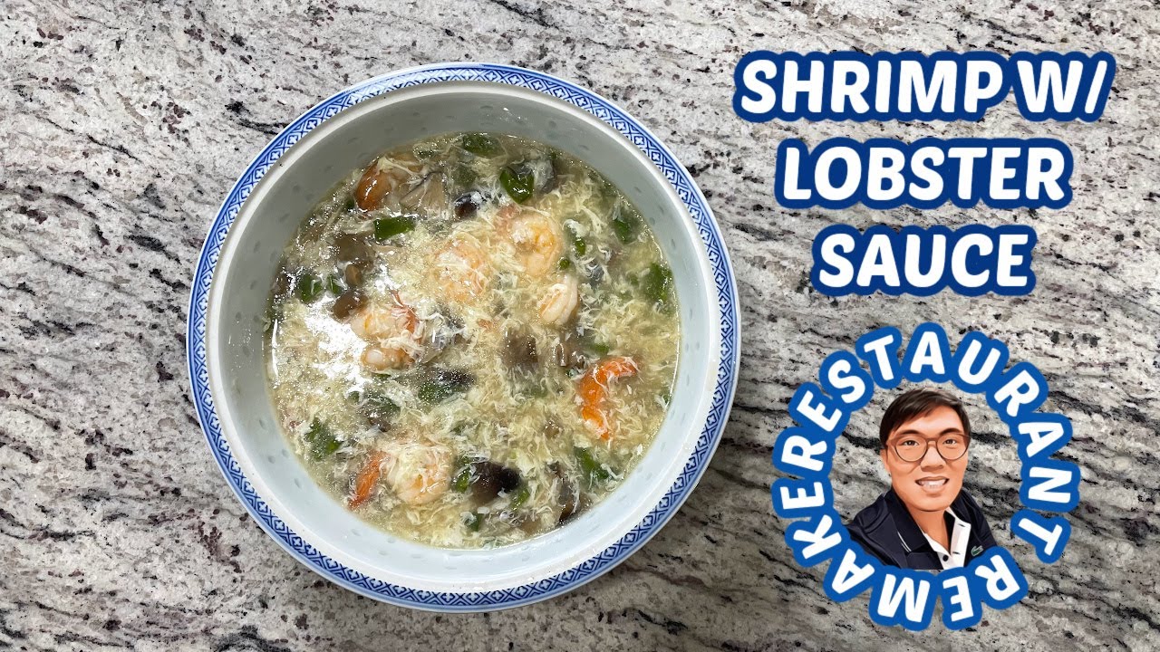 SHRIMP W/  LOBSTER SAUCE | Chinese Take-Out Recipe | Restaurant Remake