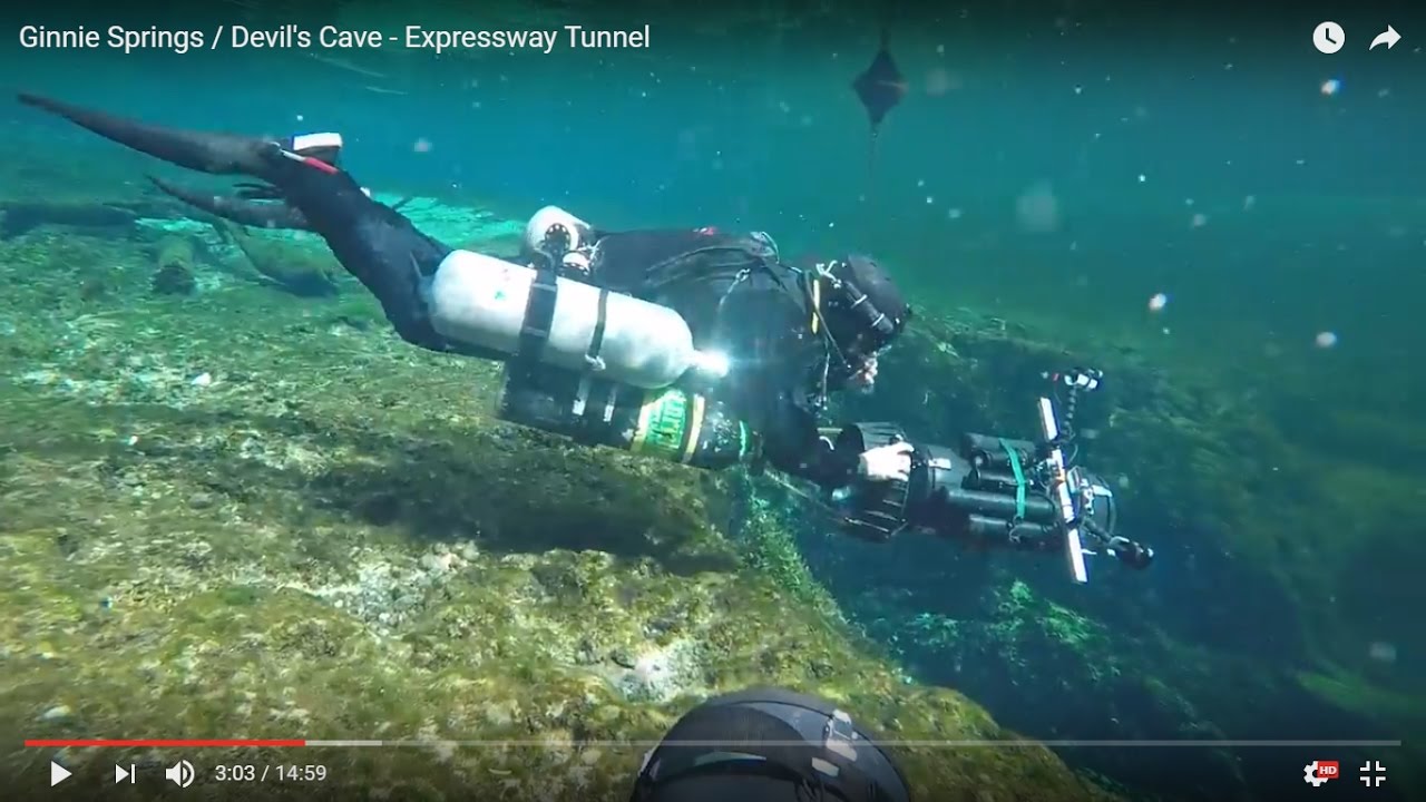 Ginnie Springs / Devil's Cave - Expressway Tunnel