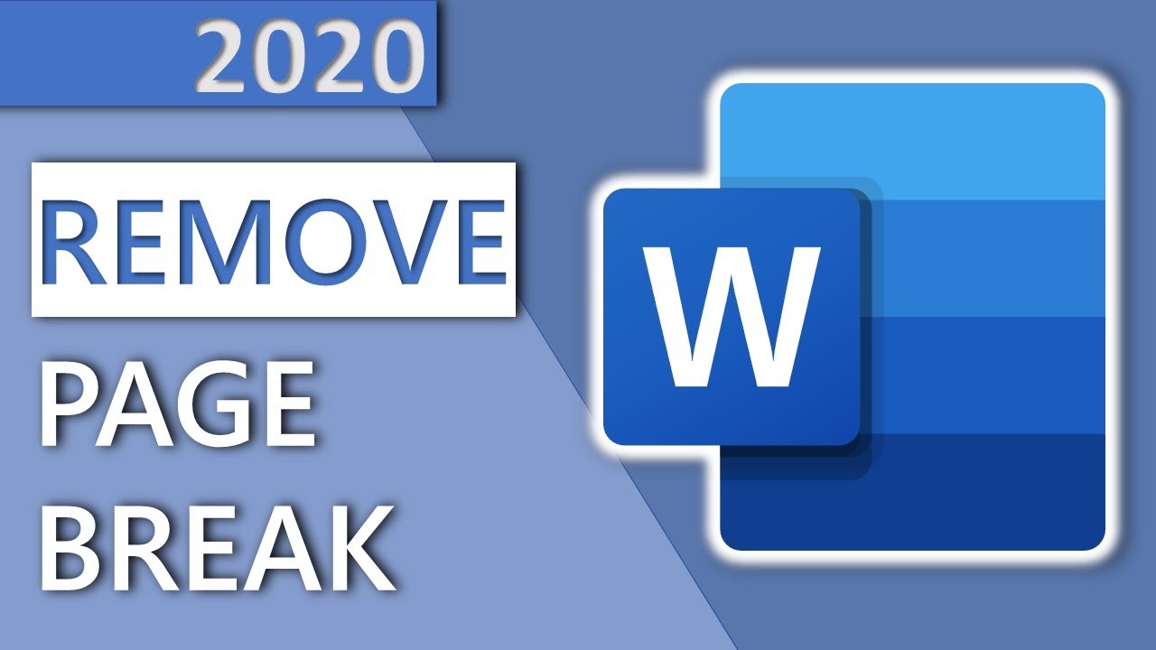 Как удалить разрыв страницы в Word за 1 МИНУТУ (HD 2020)
