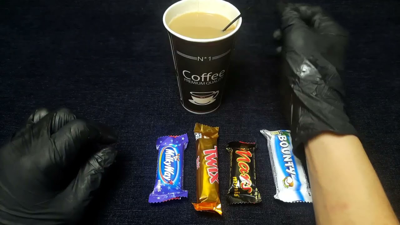 POV ASMR Mini Chocolate Feast 🍫 Snickers Mars Twix Milky Way Eating Sounds