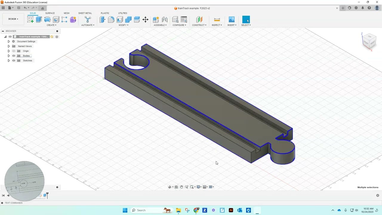TrainTrack   Fusion360 v2023