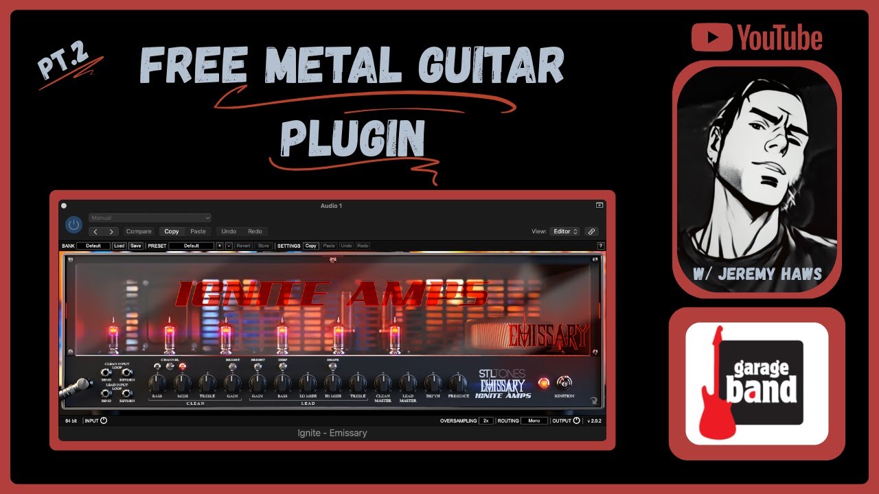 How To Use The FREE Emissary Plugin In GarageBand | Dial In Amazing Metal Guitar Tone (Pt.2)