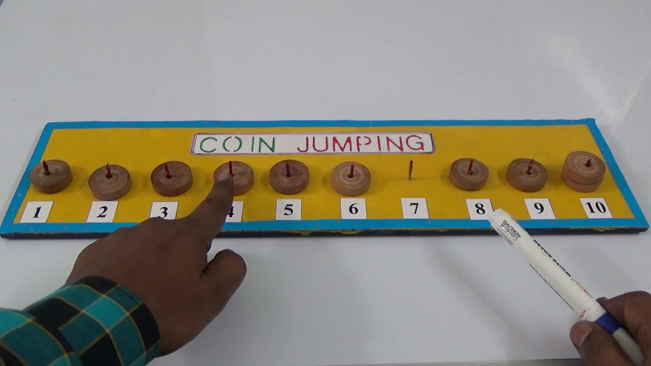 Coin Jumping Puzzle with Solution || Maths Project ||