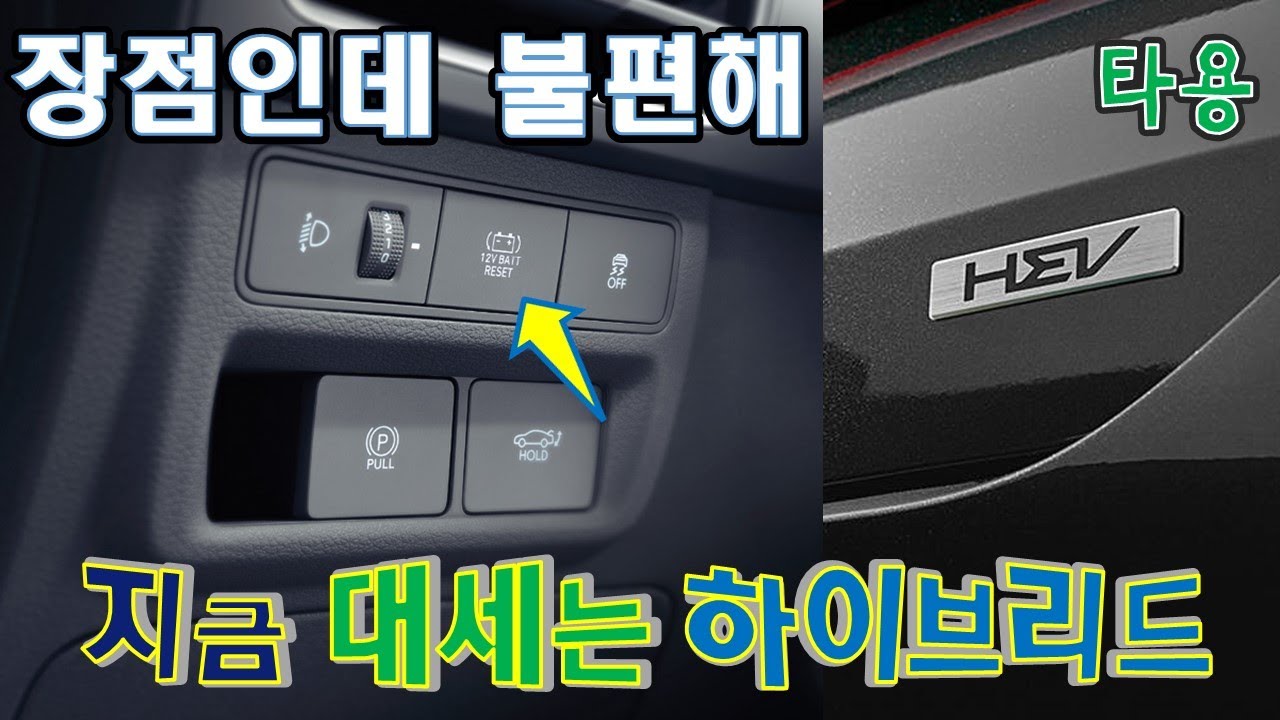 하이브리드 오너분들만 보세요 (좋은기능인데 불편) 12볼트 배터리 리셋 버튼 12V BATT RESET