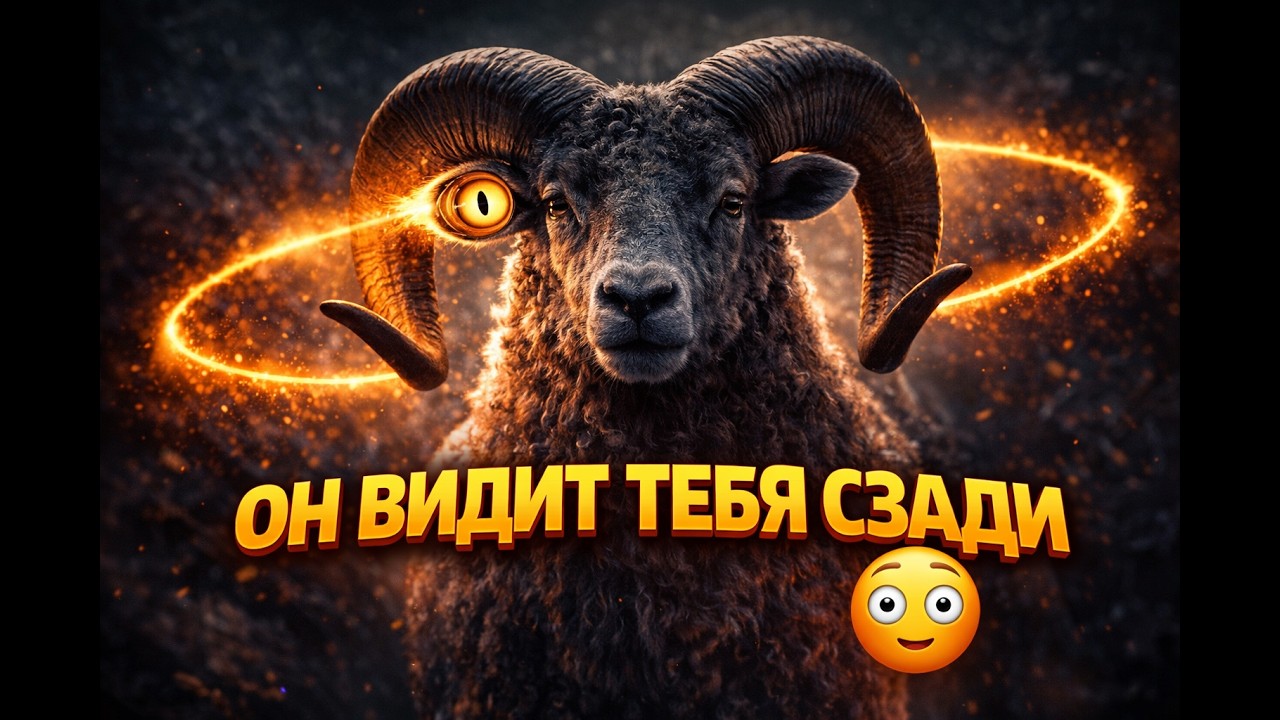 Горный баран с прямоугольными глазами: почему он видит на 340°?