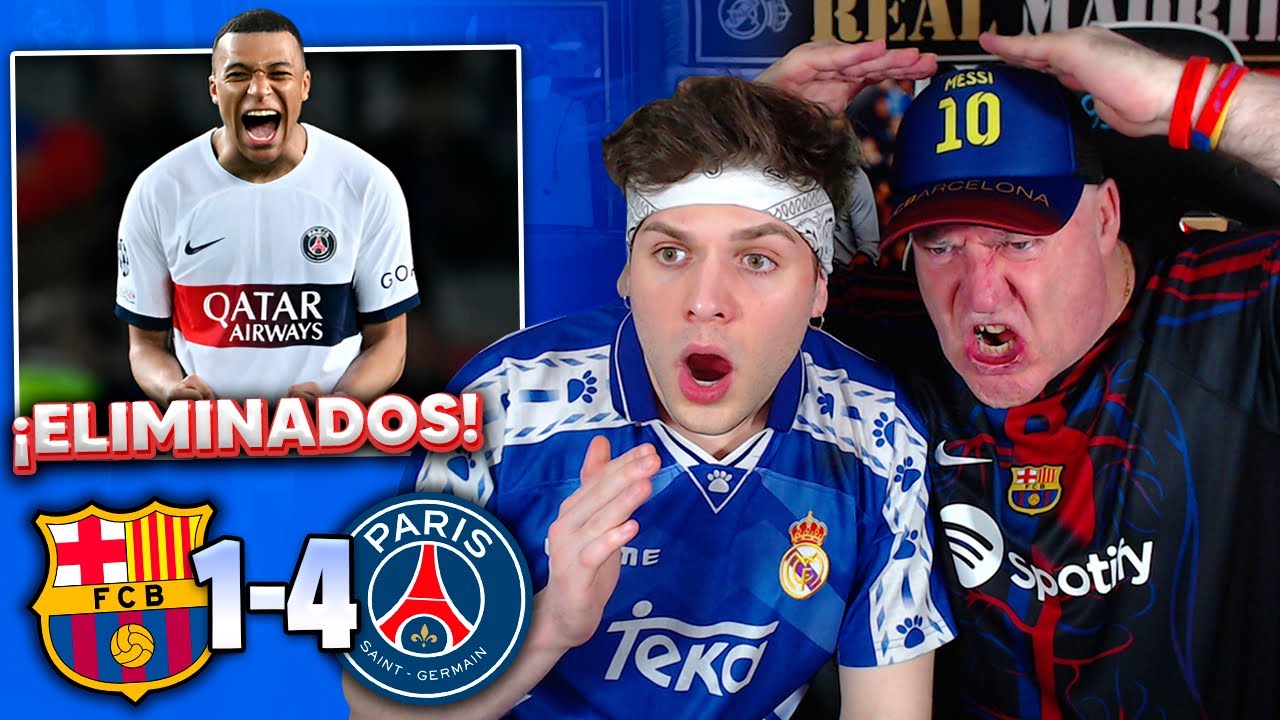 ¡ELIMINADOS! FC BARCELONA 1-4 PSG | Vuelta CUARTOS Champions League 2024