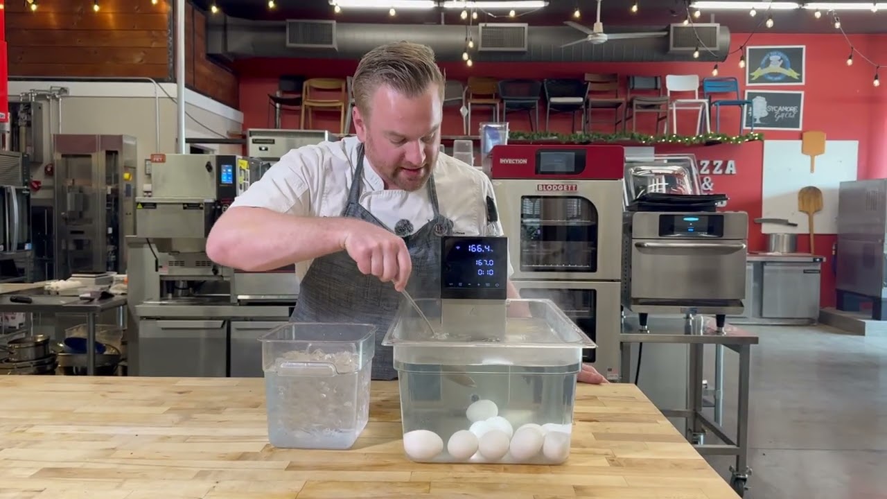 Globe GSV18 - Sous Vide Ribeye, Perfectly Poached Eggs, and Clarified Compound Butter