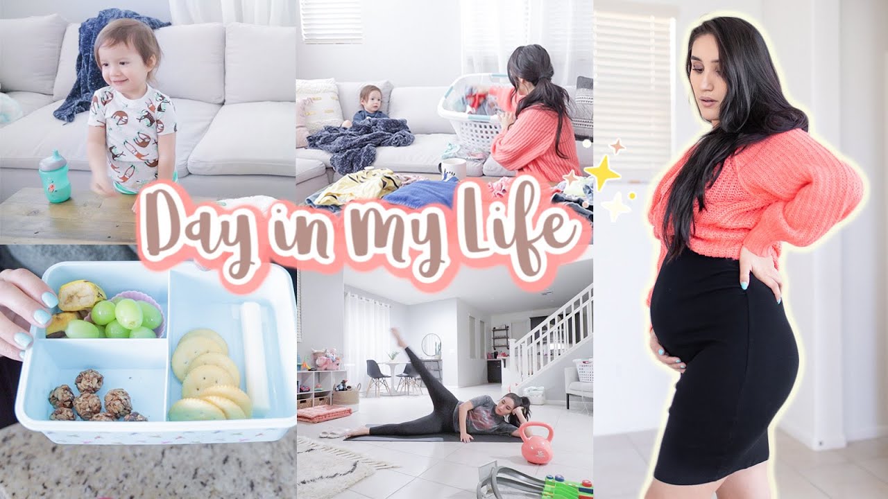 Day in the Life as a Pregnant MOM of THREE (DAILY ROUTINE)