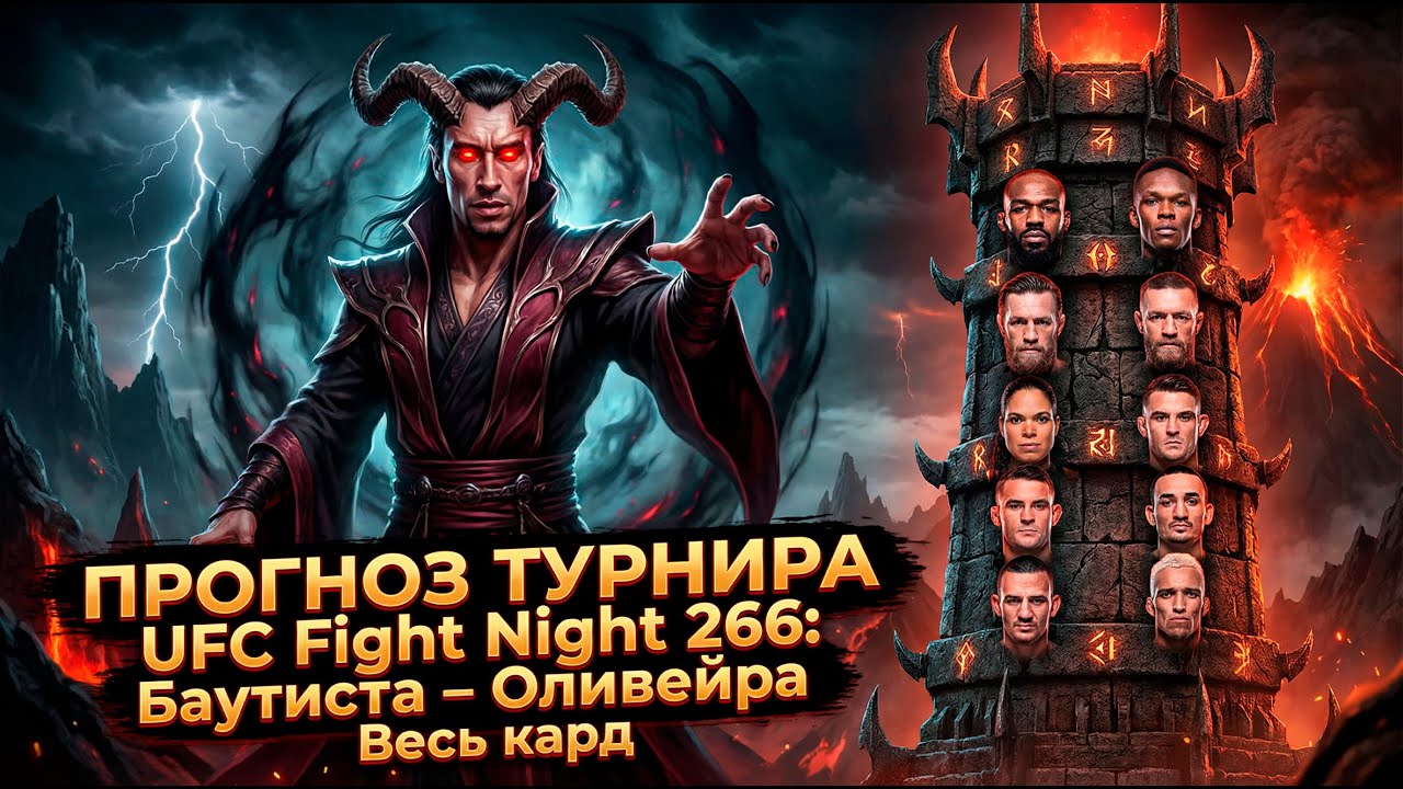 Очередной разбор UFC 266 Баутиста vs Оливейра | Прогноз турнира