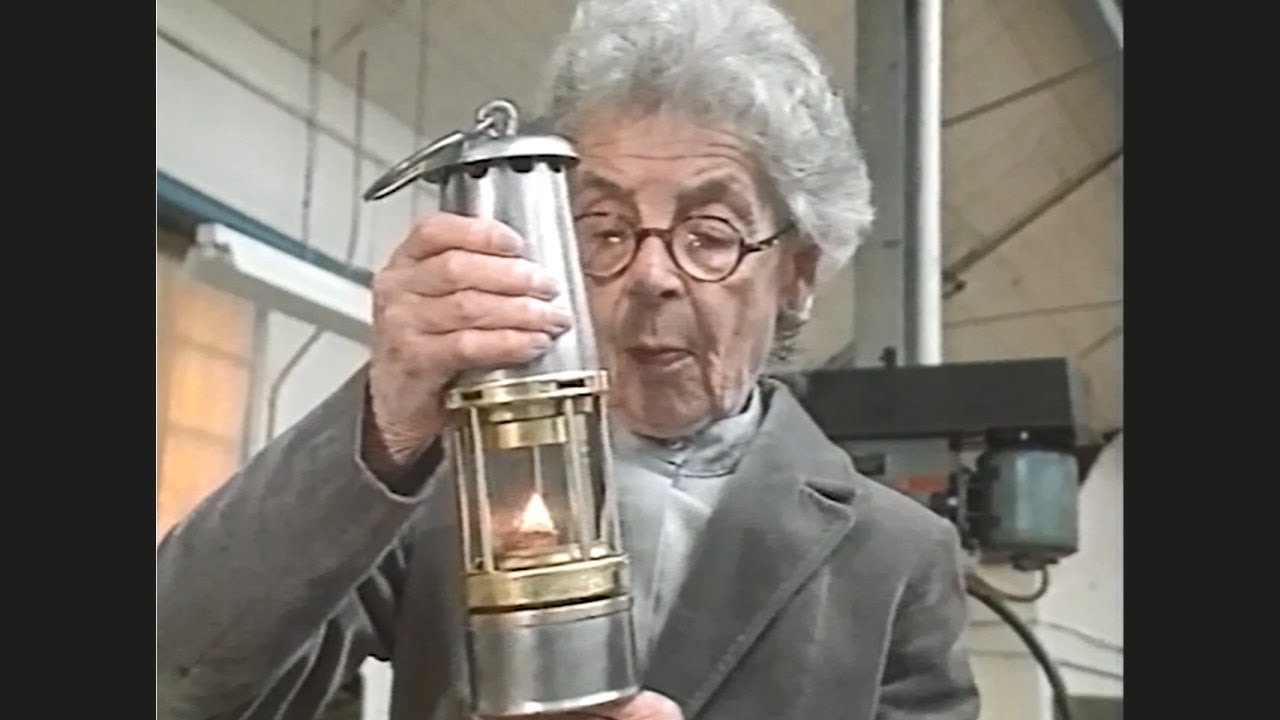 Original Miner's Flame Safety Lamp Footage from Wolf Safety