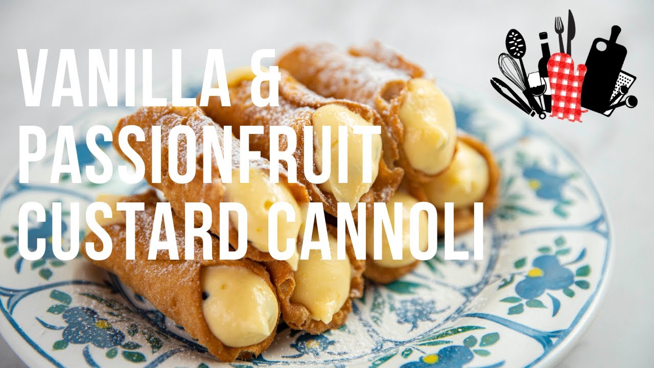 Vanilla & Passionfruit Custard Cannoli | Everyday Gourmet S11 Ep72