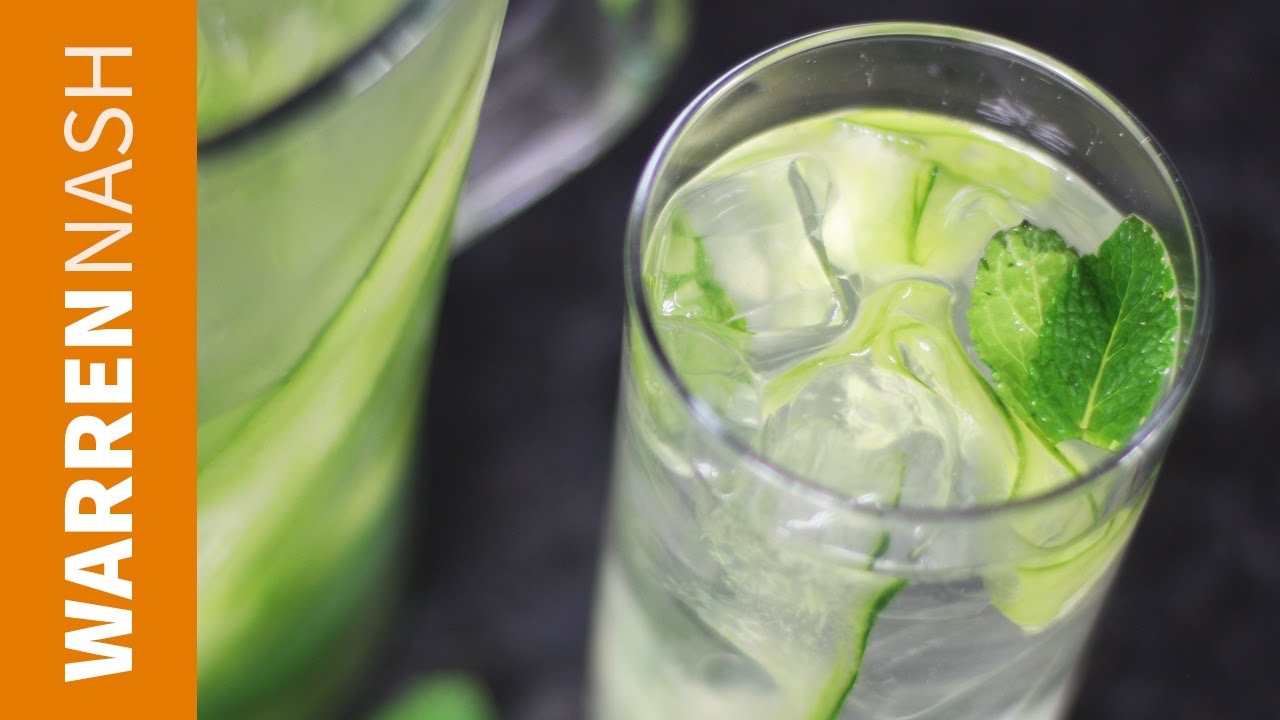 Cucumber Water Recipe - Refreshing & great for Detox - Recipes by Warren Nash