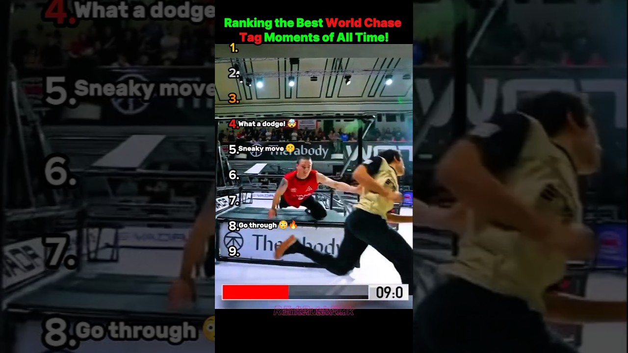 Ranking The Best World Chase Tag Moments of All Time! 😎🏃&zwj;♂️ #WorldChaseTag #ProTagAthletes