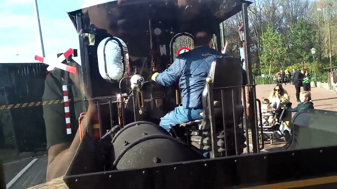 stoomtrein station de oost naar marenrijk 2023 #efteling