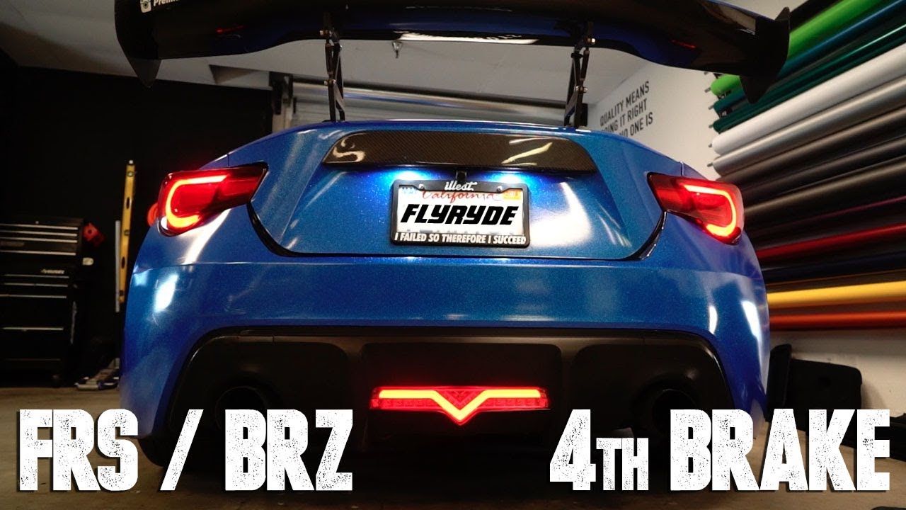 How To: 4th Brake Light Install - FRS / BRZ / 86 - FlyRyde Vlog 24
