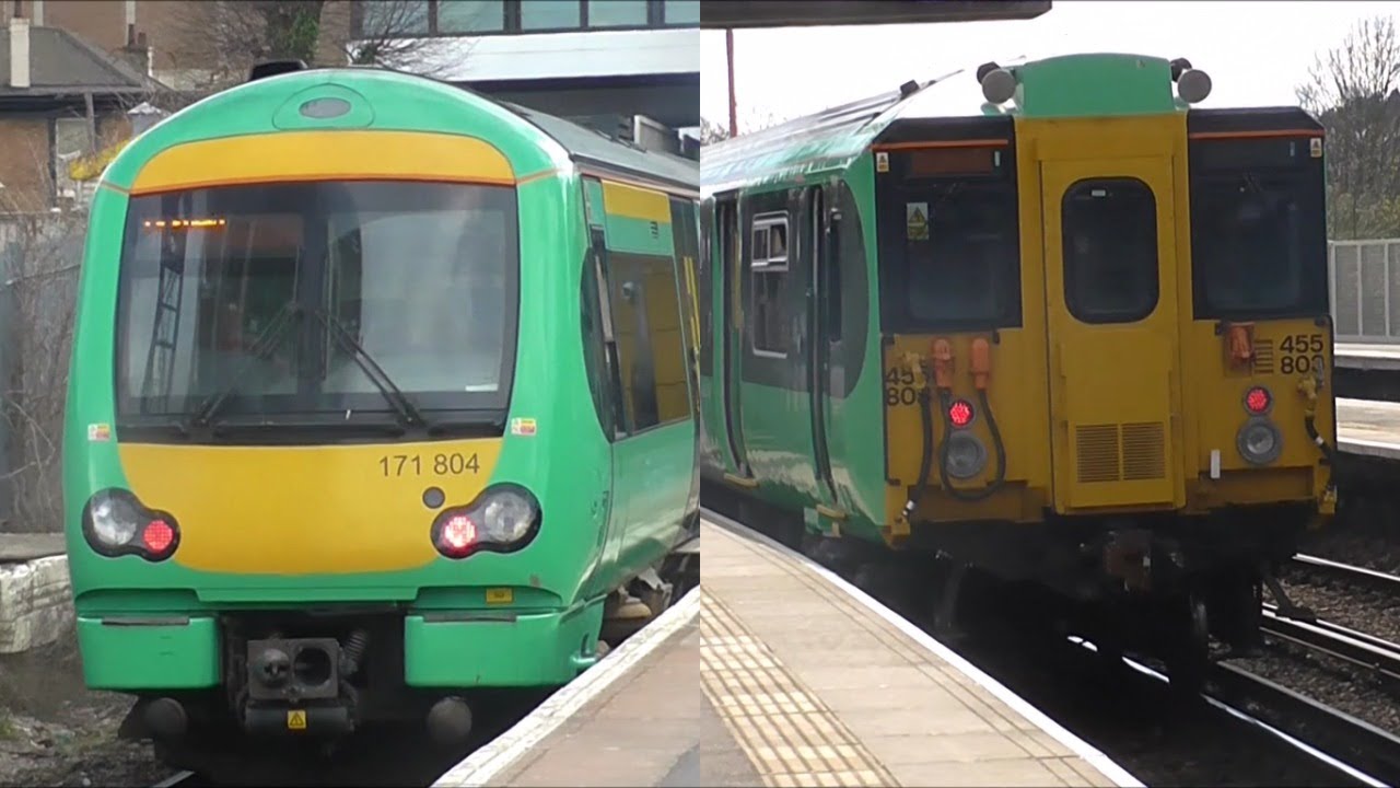 Southern Class 171 Turbostar & Class 455 Ride: London Bridge to Purley - 14/04/16