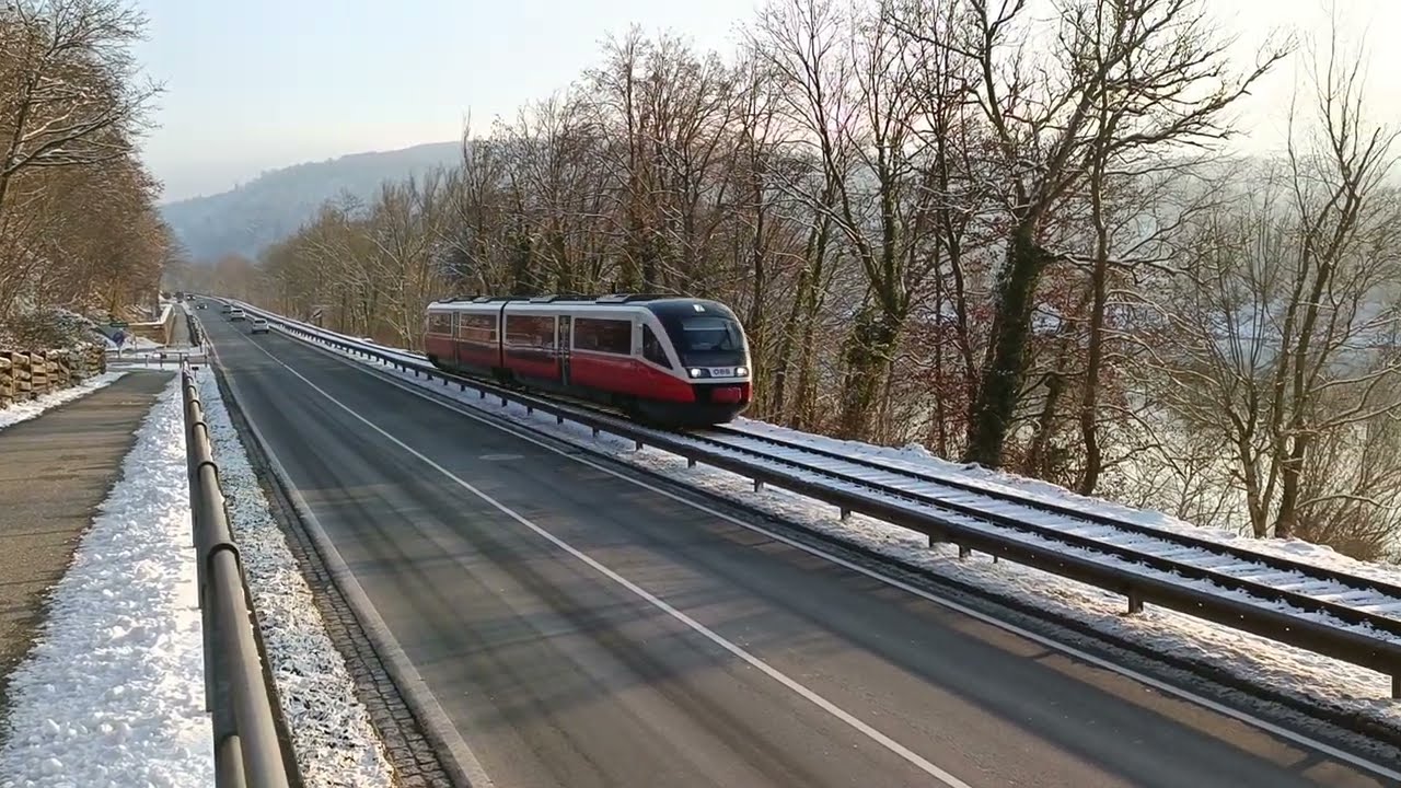 Mühlkreisbahn by Dürnberg Station, Upper Austria (ÖBB)