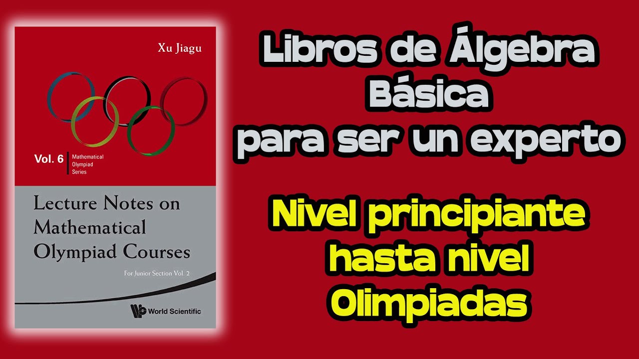 Recomendaciones de Libros de Álgebra Básica | MathPures