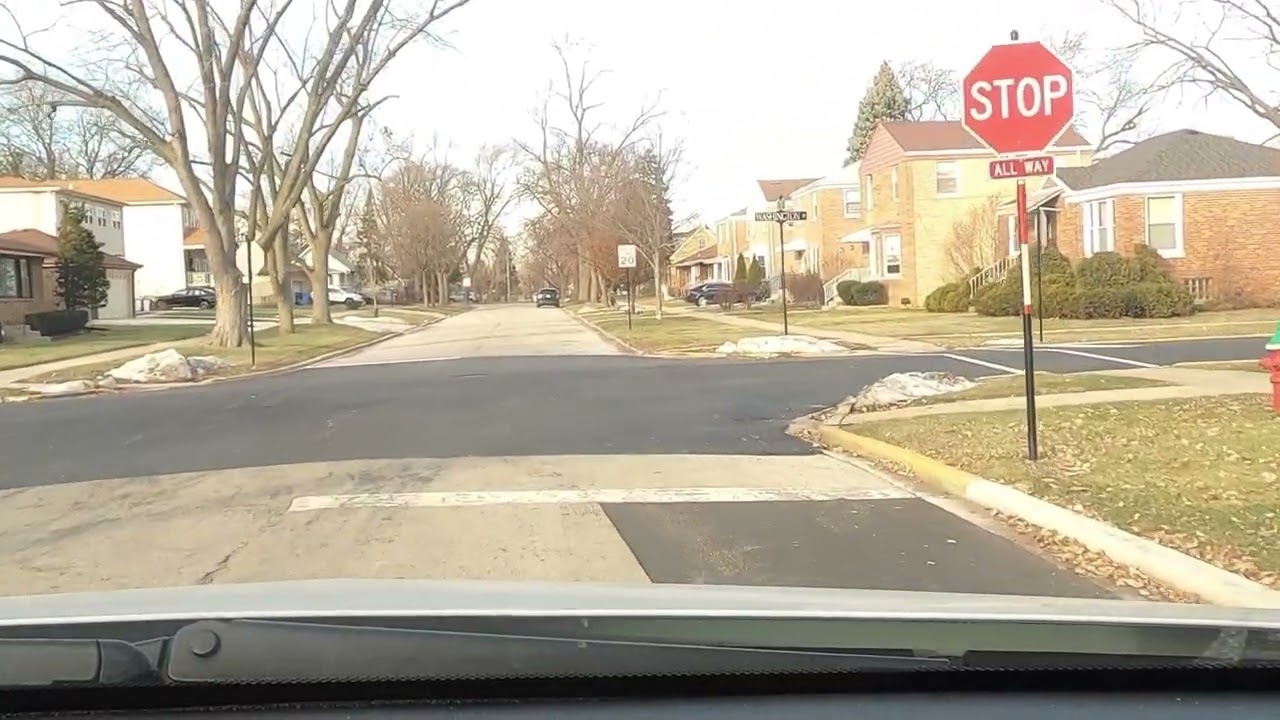 Chicago POV Drive Maywood West Suburb #chicago #pov #driving #explore #travel #citydrive #asmr