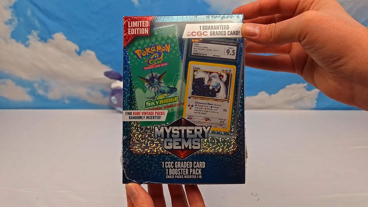 Opening Pokemon LIMITED EDITION Mystery Gems - Graded Card and Pack | Pokemon Cards and Chill
