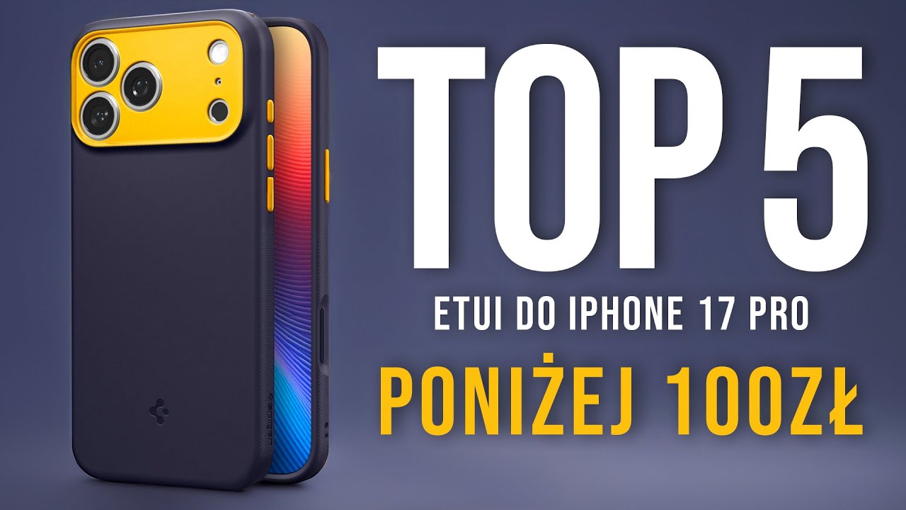 TOP 5 cases UNDER 100 PLN for iPhone 17 Pro
