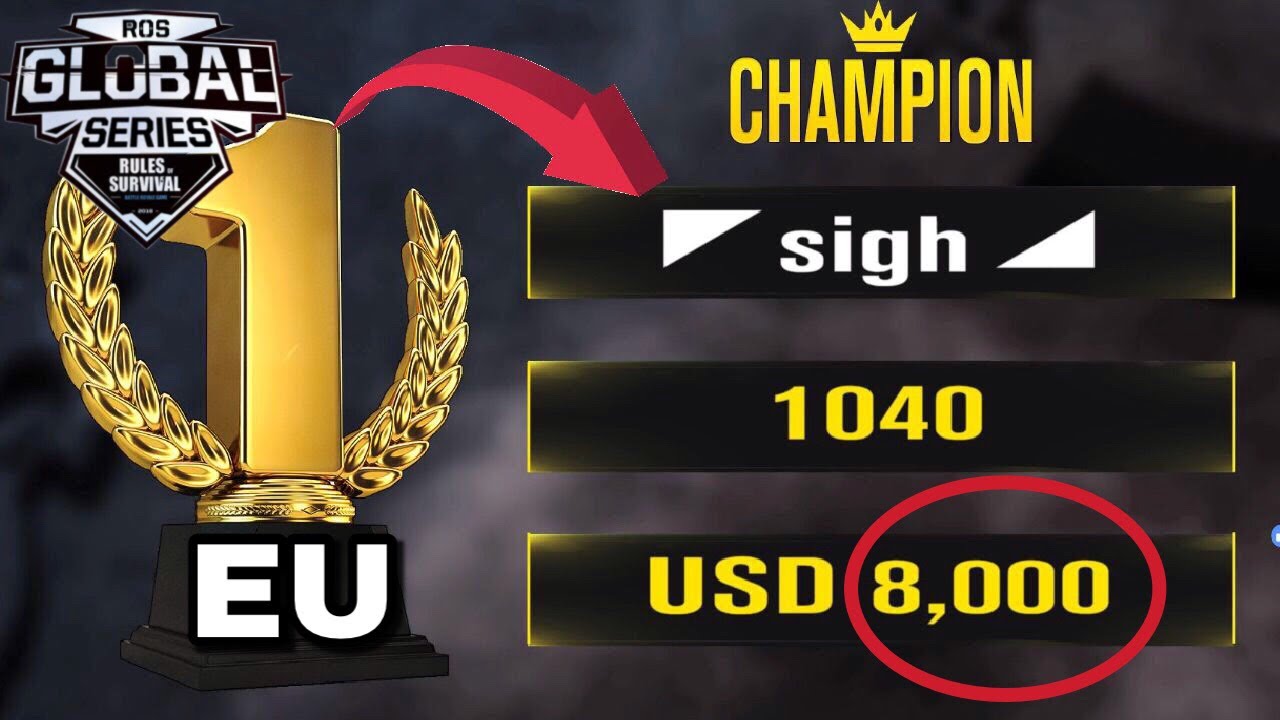 BEST EU TEAM? | AS&Iacute; GANAMOS LA COPA DE EUROPA...🔥 | RULES OF SURVIVAL RGS TORUNAMENT