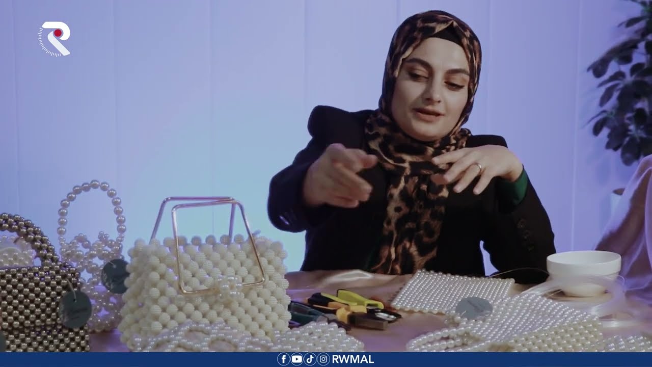 بەنان خانمێکی شاری سلێمانییە و ماوەی ساڵێکە کاری دەستی مورو دەکات