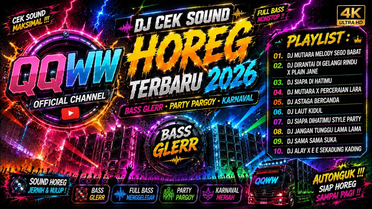 🔥 DJ CEK SOUND HOREG TERBARU 2026 | DJ MUTIARA x DIRANTAI DIGELANGI RINDU | BASS GLERR PARTY PARGOY