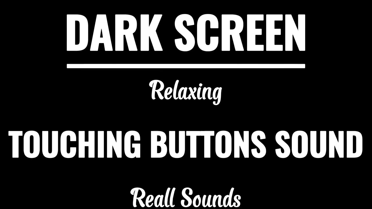 TOUCHING BUTTONS SOUND (DRACK SCREEN) @MANDERASMR