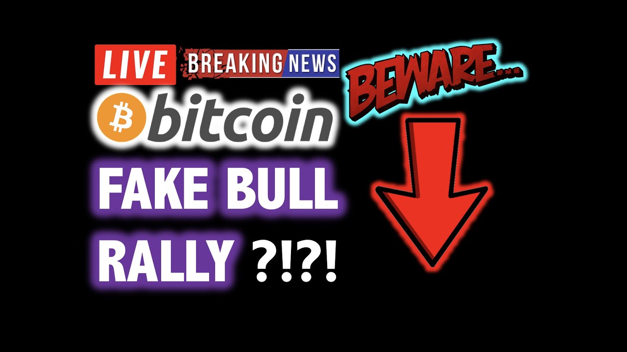 BITCOIN FAKE BULL RALLY?! ⚠️ BEWARE $7K ⚠️ 💥 LIVE Crypto Analysis TA & BTC Cryptocurrency Price News