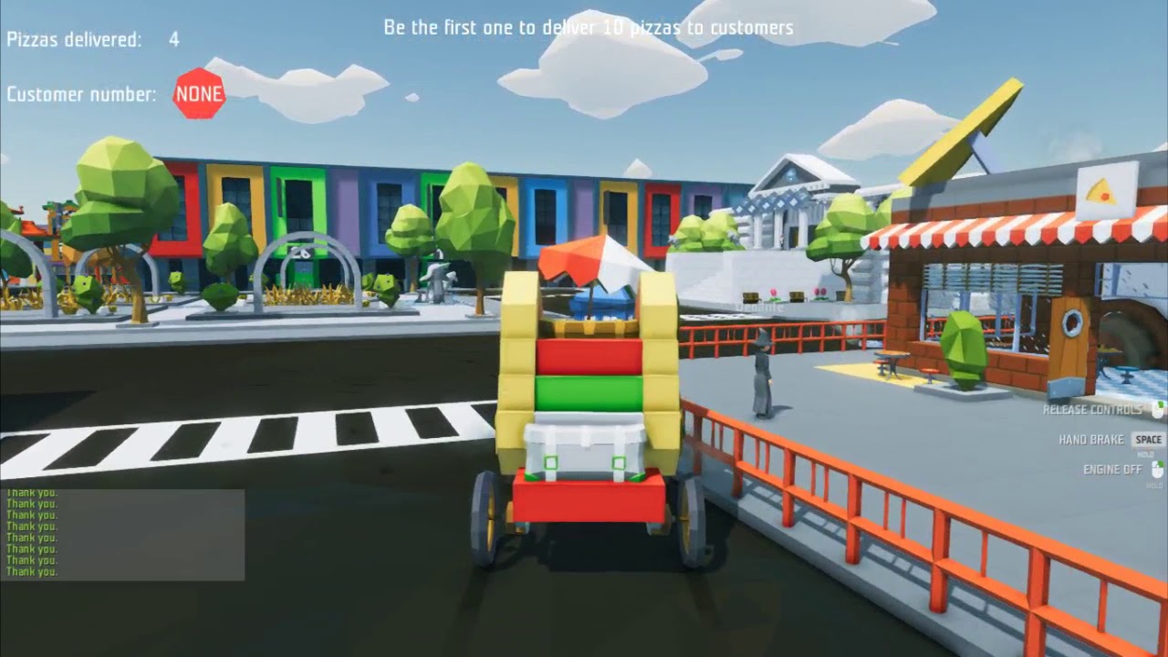 Entregador de pizzas - Ylands