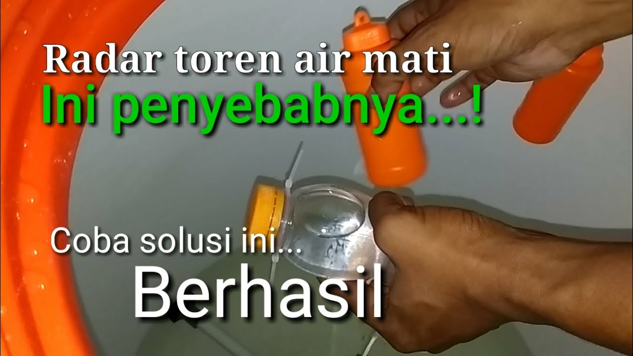 Cara perbaiki radar otomatis toren air