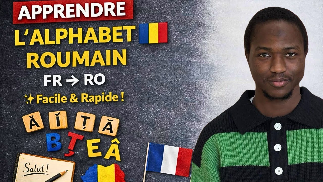 [FR] : « Apprendre l’alphabet Roumain 🇹🇩 de A à Z ( cours complet pour francophones).