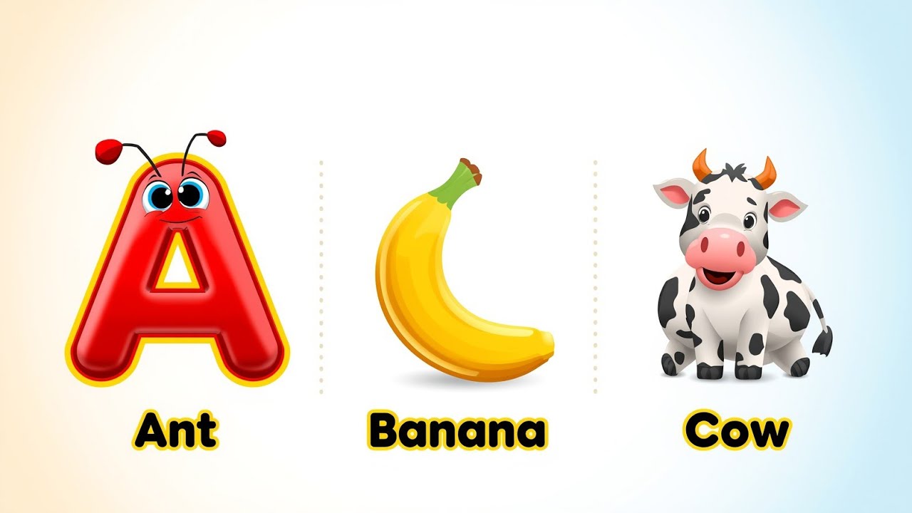 Phonics words of Alphabets | Learning ABC | ABC Song | Cartoon Animals #nurseryrhymes #viral #abcd 