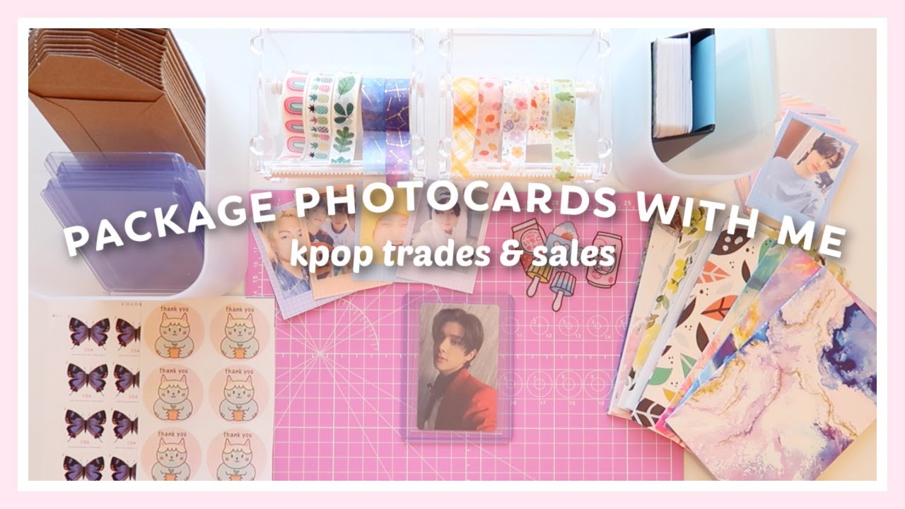 УПАКОВКА KPOP ФОТОКАРТОЧЕК СО МНОЙ ✧ ОБМЕН И ПРОДАЖА