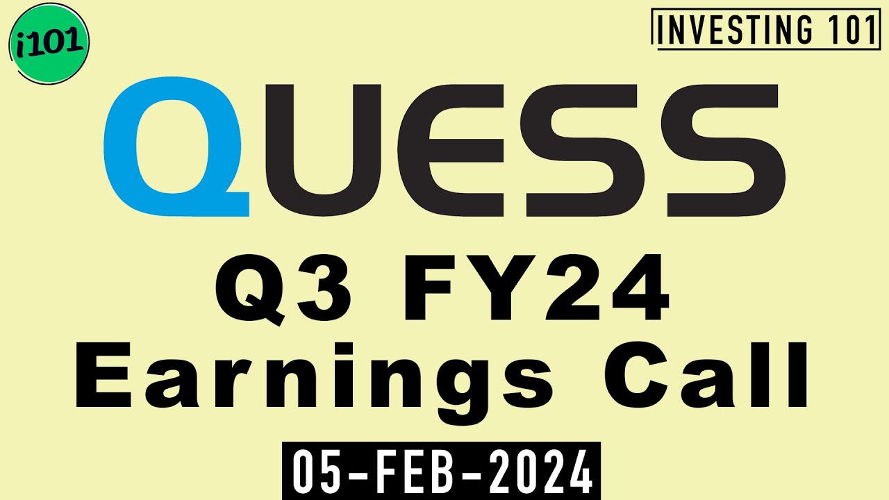 Quess Corp Q3 FY24 Earnings Call | Quess Corp Limited FY24 Q3 Results