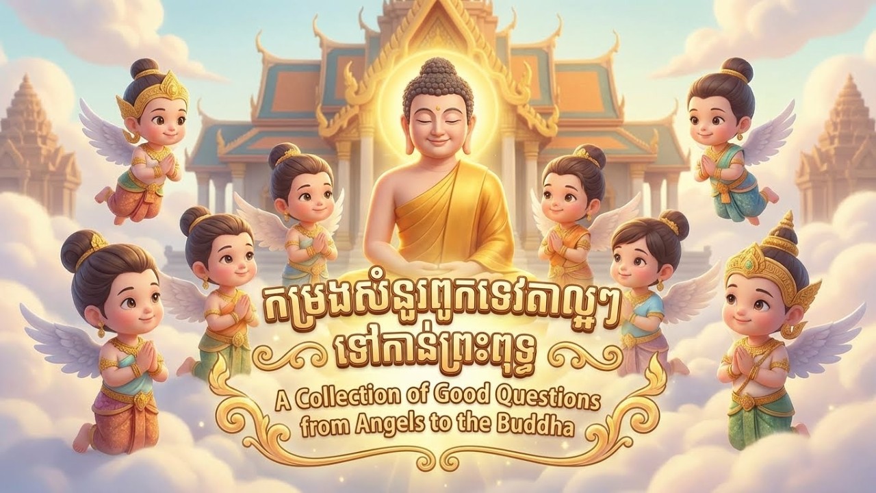 កម្រងសំណួរទេវតាទៅកាន់ព្រះពុទ្ធ - រឿងនិទានអប់រំចិត្ត 3D (Questions from Angels to the Buddha)
