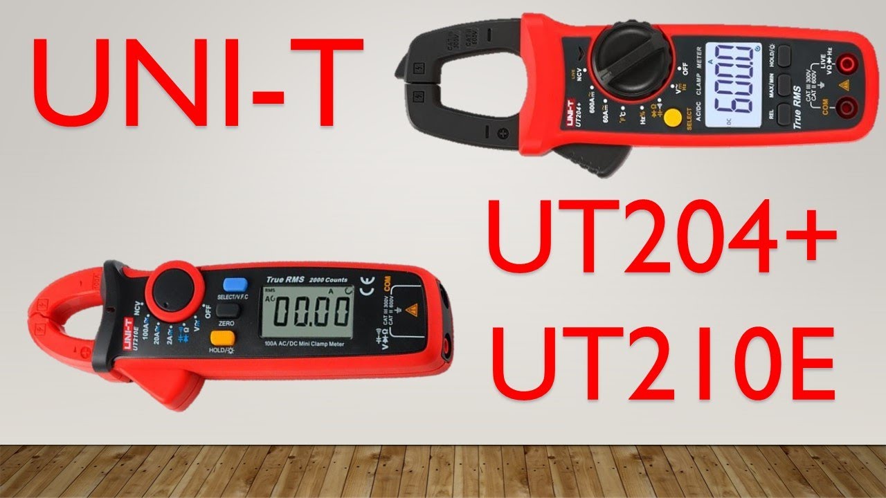 Обзор токовых клещей UNI-T UT-210E и UNI-T UT204+