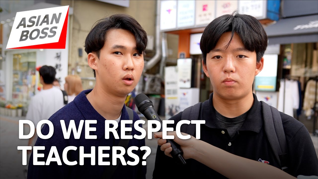 Koreans React to Teachers Being Disrespected and Bullied | Street Interview