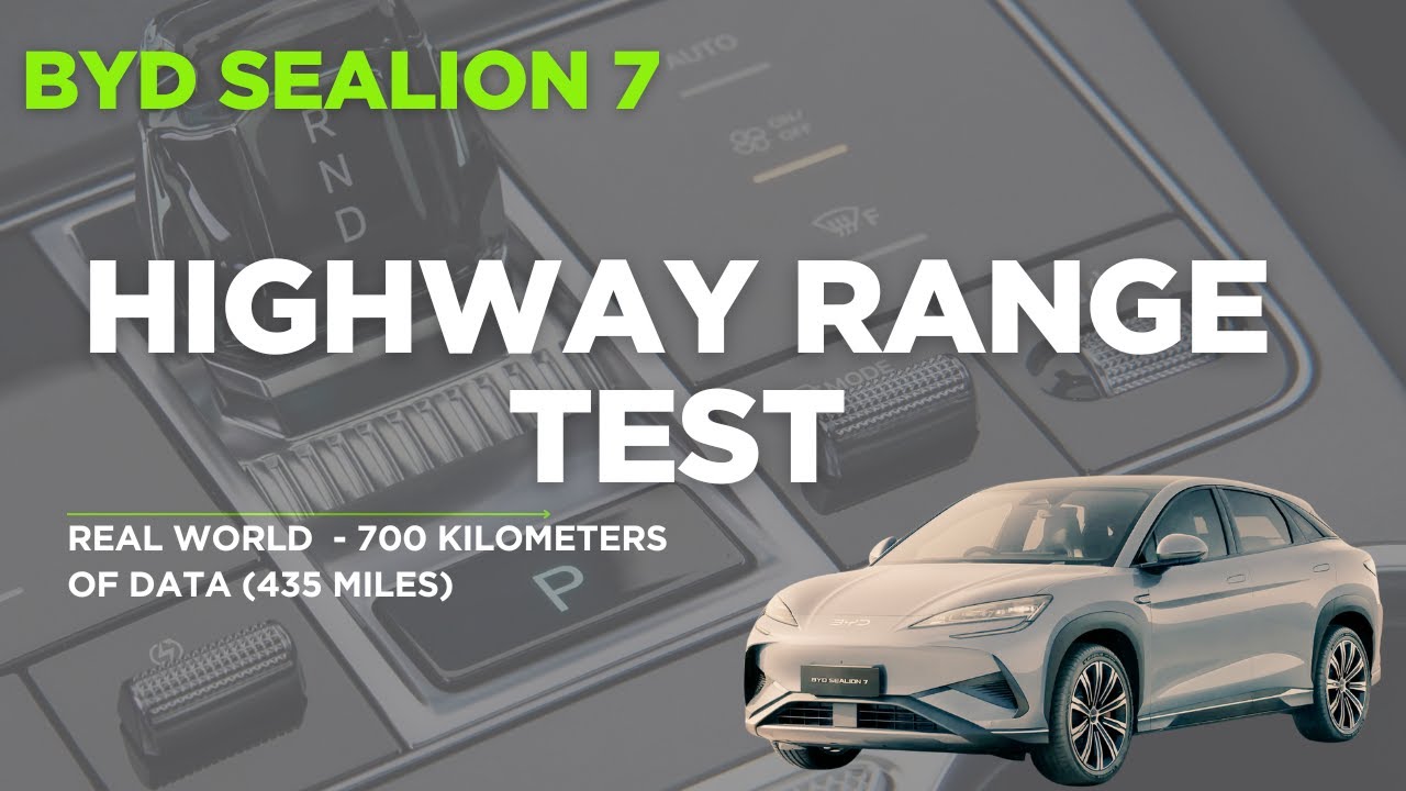 How far can the BYD Sealion 7 go? A real world highway range test - and it's better than I thought.