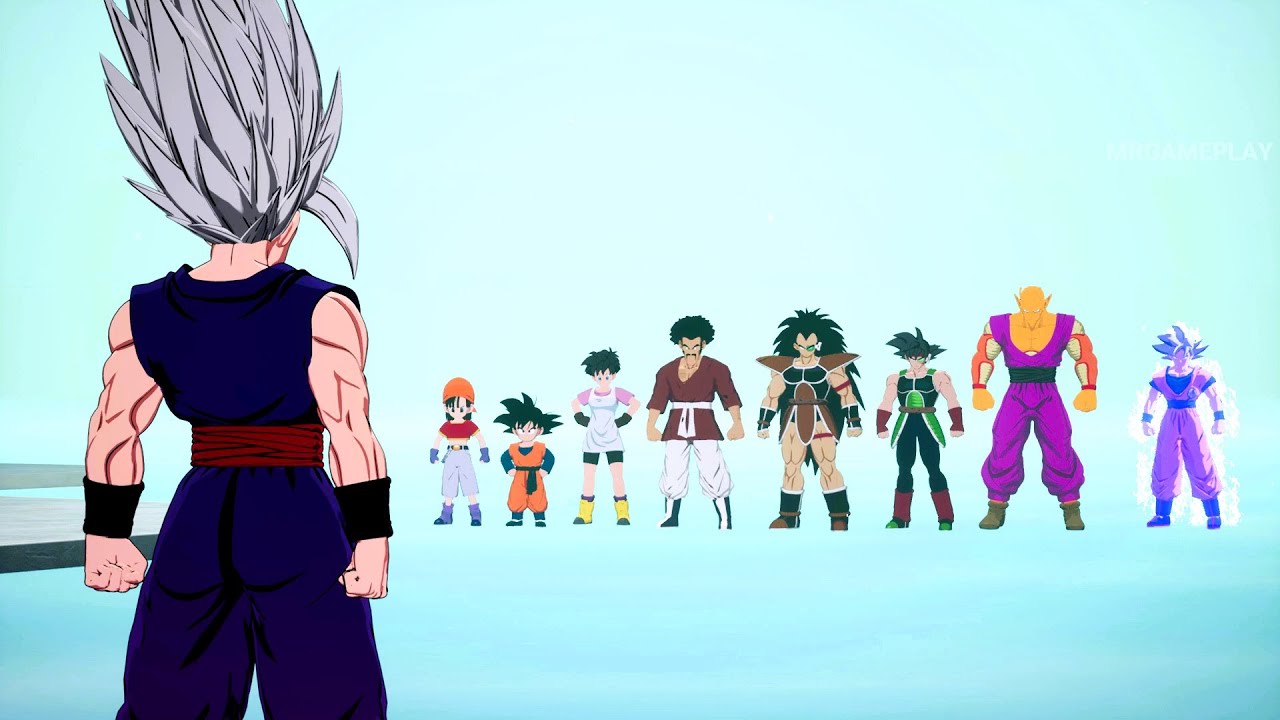 Todas las interacciones de Gohan Bestia con su Familia en Sparking Zero