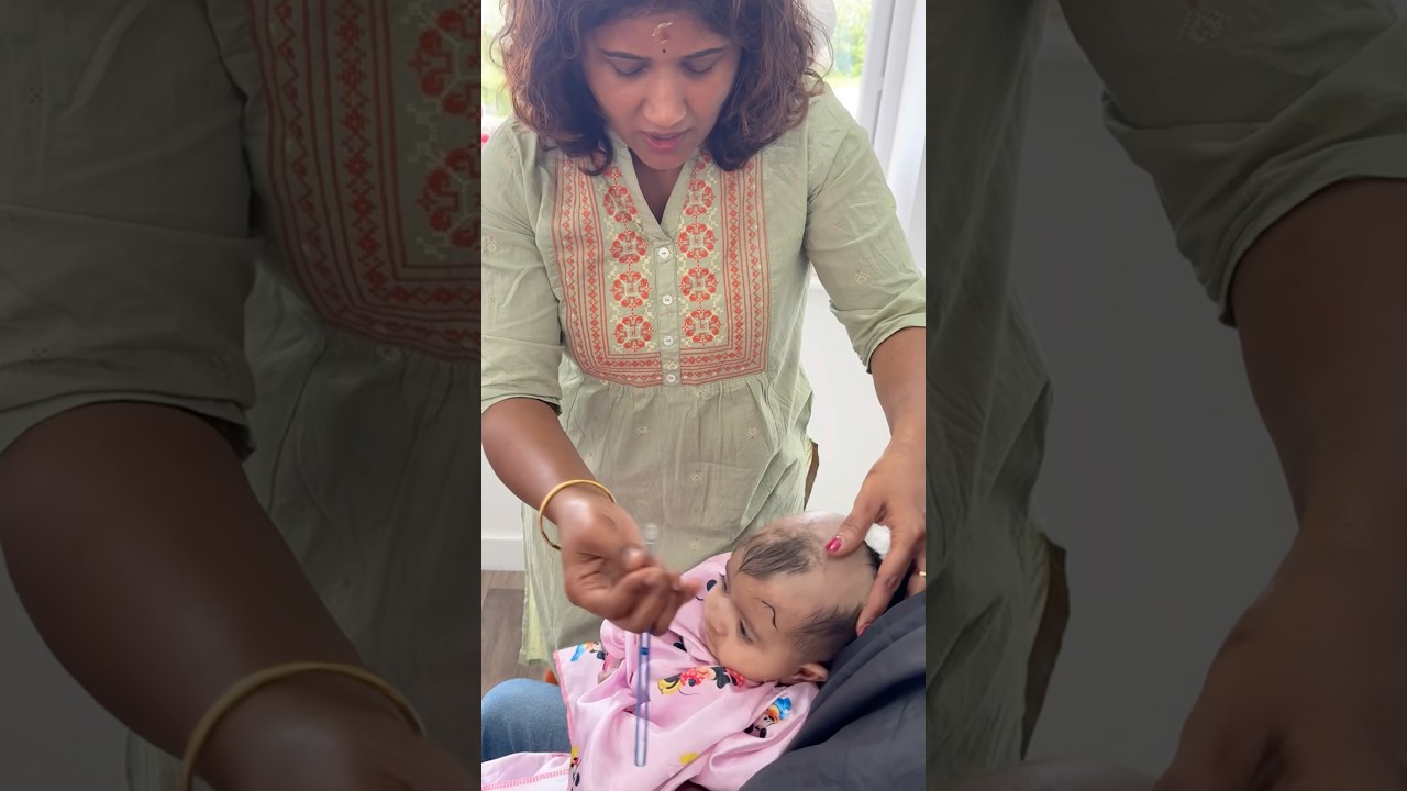 4-Month-Old Baby&rsquo;s First Tonsure 💇&zwj;♀️ | Tamil Tradition by UK&rsquo;s 1st Lady Barber 👶🏽